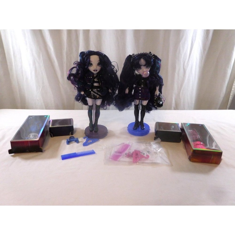 Rainbow High Shadow High‎ Special Edition Twins- 2-Pack Fashion Doll. Purple & &